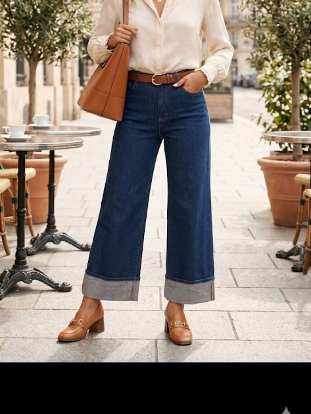 J. Jill Woman Blue Denim Jeans with Orange Stitching And Size 12 And High Rise